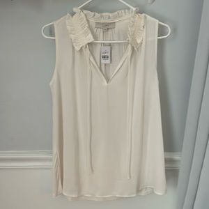 Loft NWT sleeveless beautiful blouse!